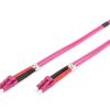 FO patch cord, duplex, LC to LC