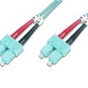 FO patch cord, duplex, SC to SC