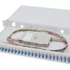 FO splice box, 1U, equipped, 24x LC DX, OS2