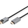 DP To  HDMI  Cable with LED 4K/30HZ, 1.8m
