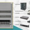 10 inch network bundle, incl. 9U cabinet, black